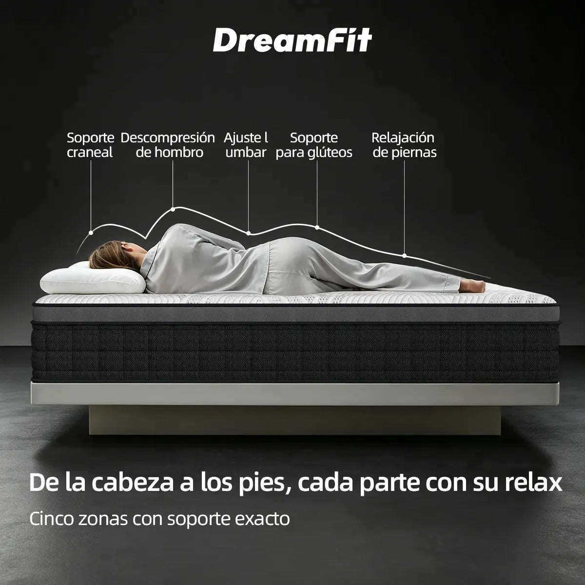 COLCHON MATRIMONIAL HIBRIDO PREMIUM MEMORY FOAM EN CAJA  🔥PAGO SEMANAL $165🔥