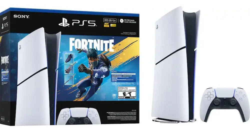 Consola Sony PlayStation 5 Slim Digital Edition Bundle Fortnite Blanco