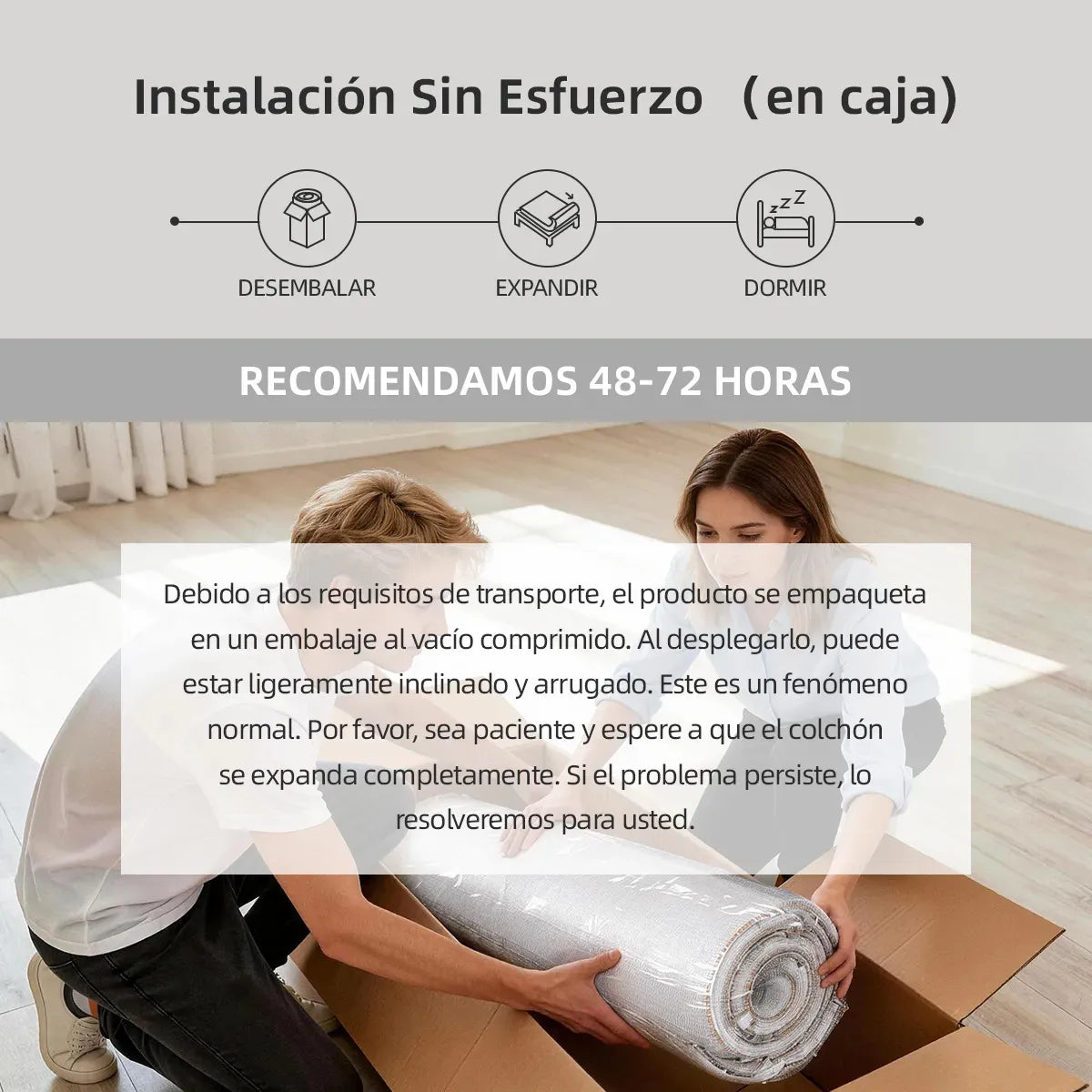 COLCHON MATRIMONIAL HIBRIDO PREMIUM MEMORY FOAM EN CAJA  🔥PAGO SEMANAL $165🔥