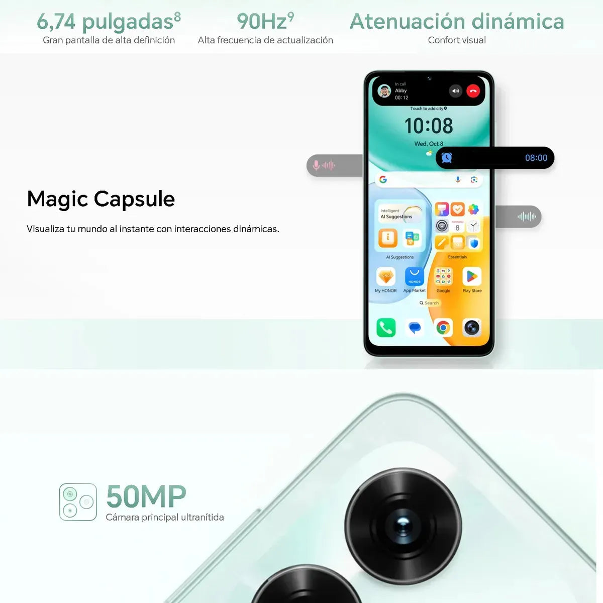 HONOR X5C PLUS 4GB+256GB DE ALMACENAMIENTO ✨PAGO SEMANAL $75✨