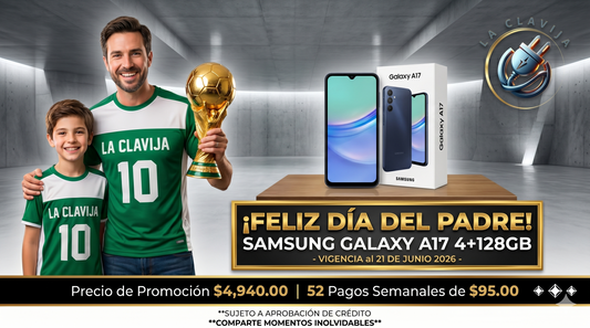 SAMSUNG GALAXY A17 4+128GB   ✨PAGO SEMANAL $105✨
