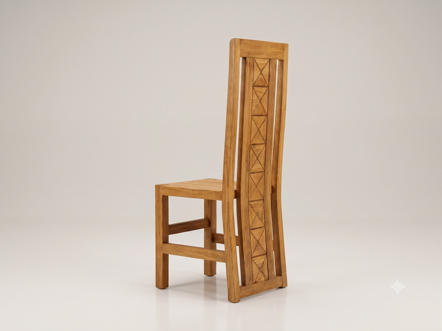 PAQUETE DE 6 SILLAS DE MADERA EN ACABADO RUSTICO ** NO INCLUYE COMEDOR*** ✨PAGO SEMANAL $120✨