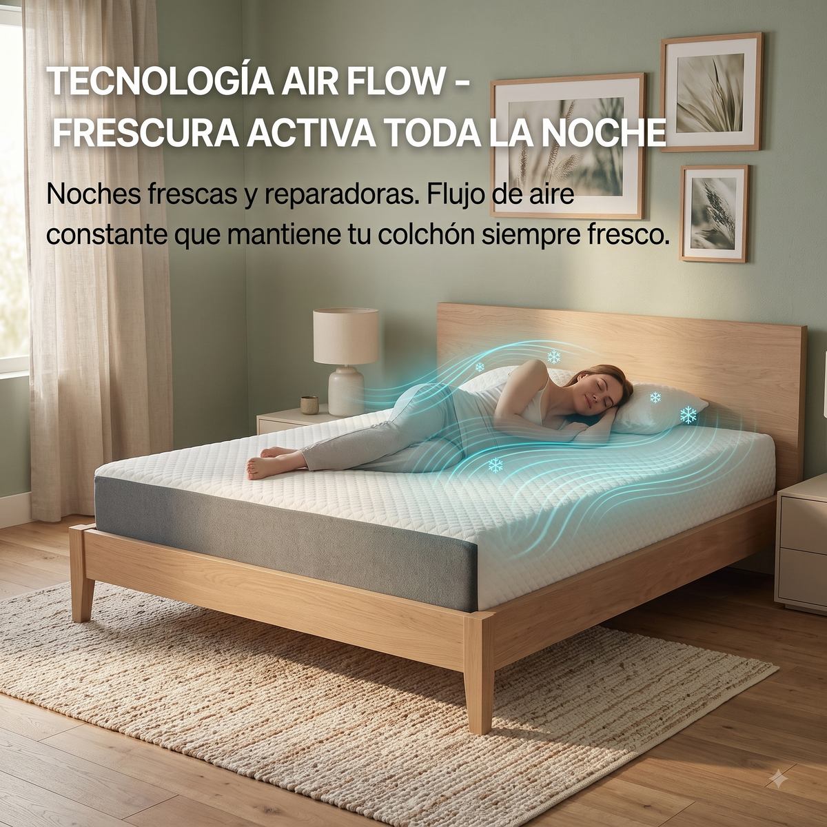 COLCHON MATRIMONIAL EN CAJA MONAL CONFORT FIRME, Colchón de 21 cm de Grueso 🔥PAGO SEMANAL $115🔥