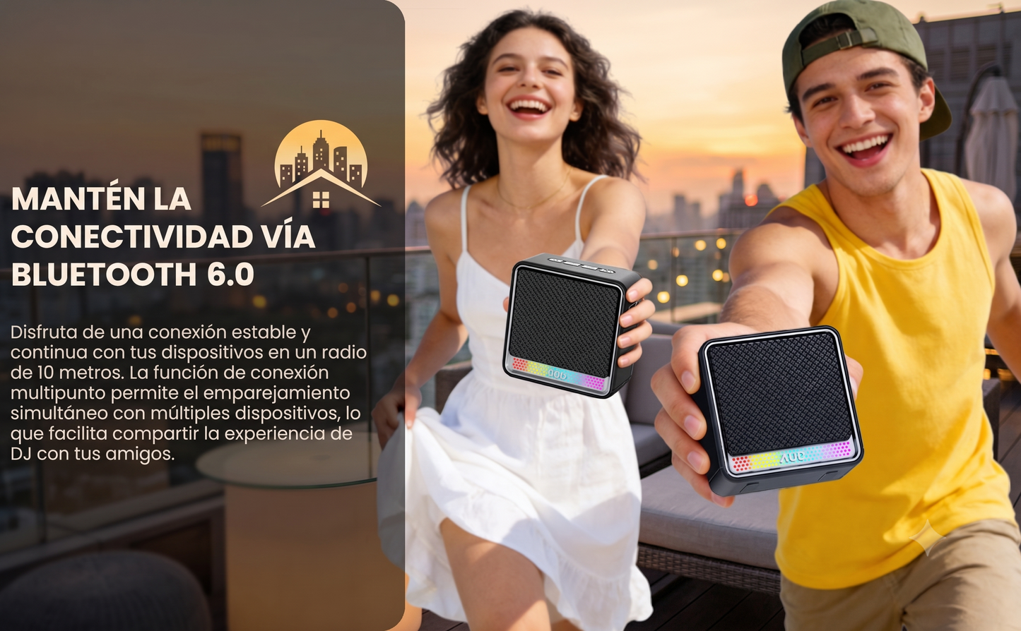 BOCINA AOC Bluetooth Portatil 10W  ✨PAGO SEMANAL $30✨