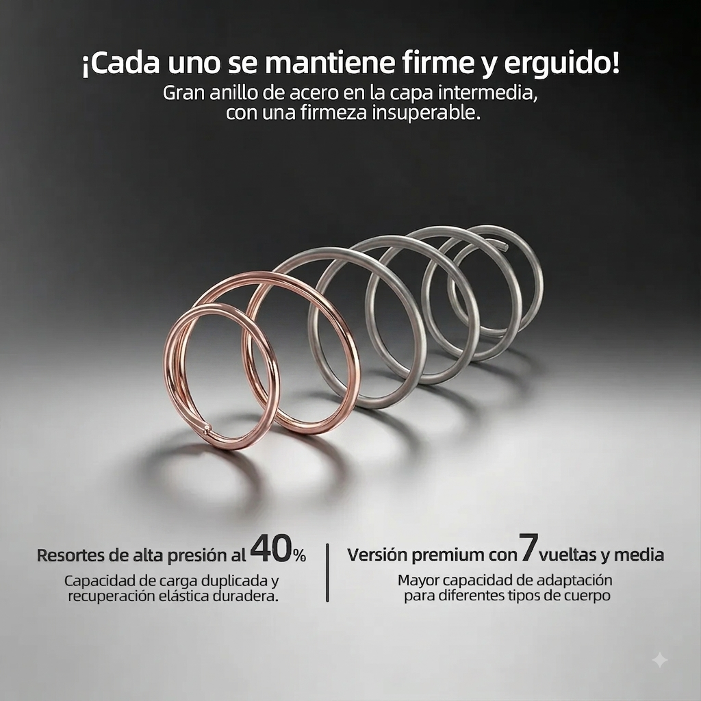 COLCHON MATRIMONIAL HIBRIDO PREMIUM MEMORY FOAM EN CAJA  🔥PAGO SEMANAL $165🔥