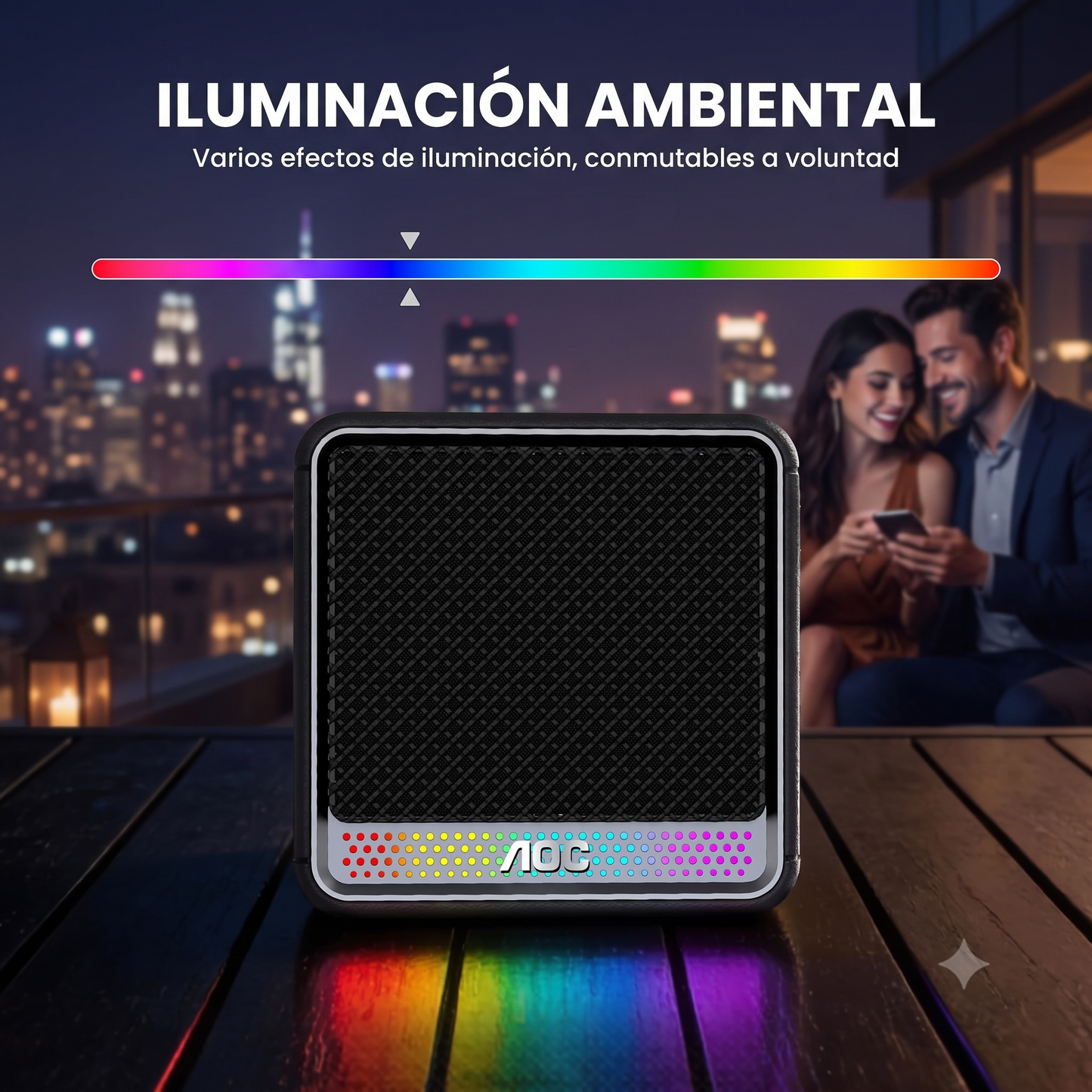 BOCINA AOC Bluetooth Portatil 10W  ✨PAGO SEMANAL $30✨