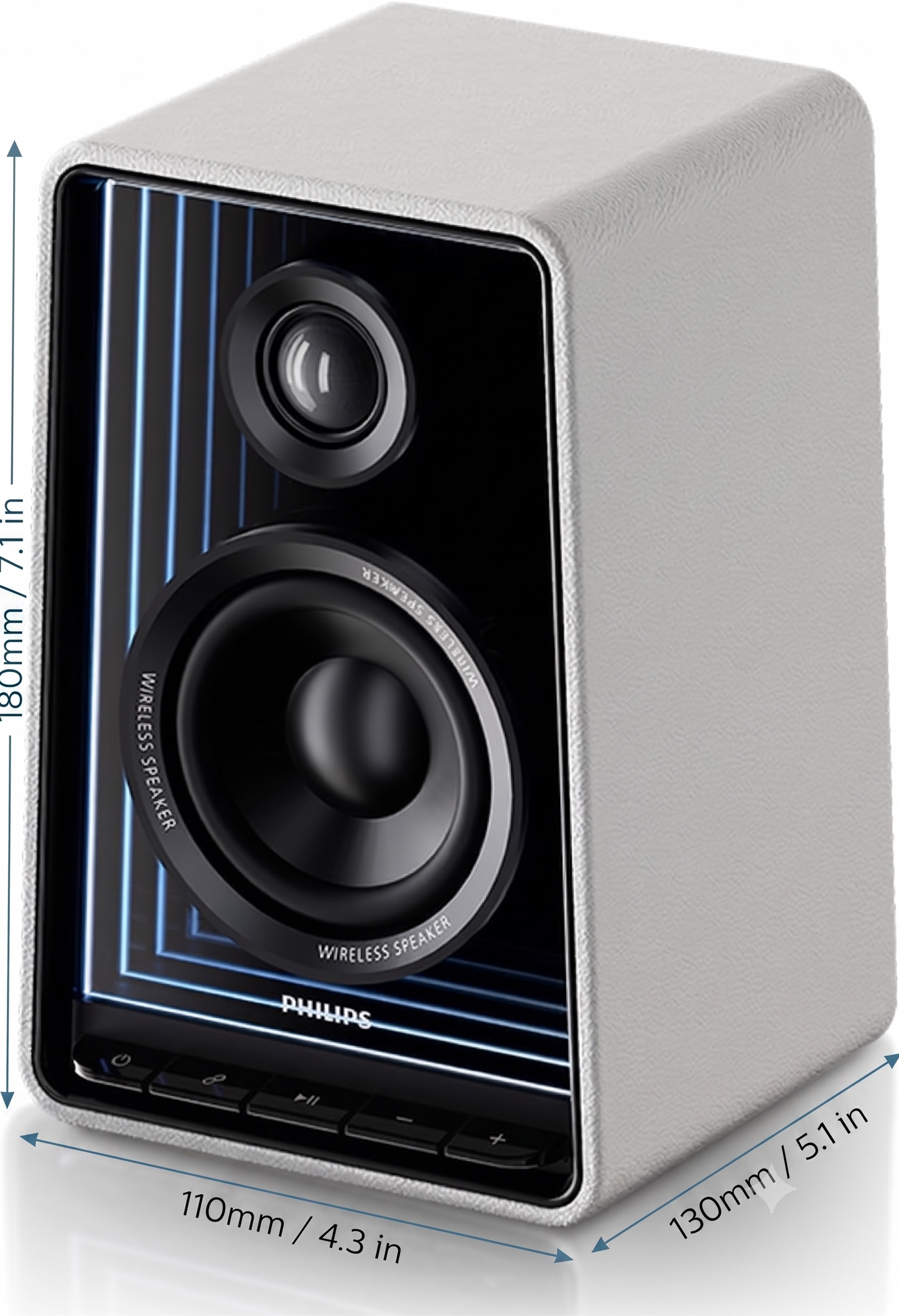 BOCINA PHILIPS con Subwoofer de 20 W y Tweeter de 10 W, Iluminación RGB ✨PAGO SEMANAL $70✨