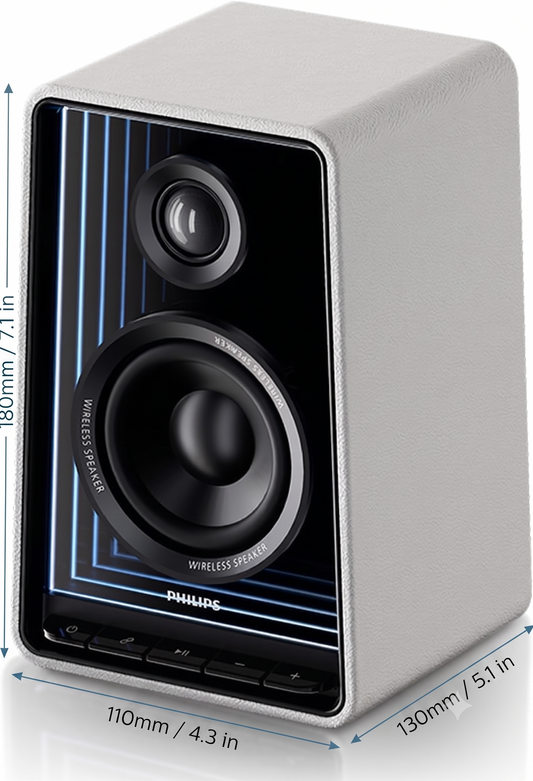 BOCINA PHILIPS con Subwoofer y Tweeter de 30 W, Iluminación RGB ✨PAGO SEMANAL $70✨