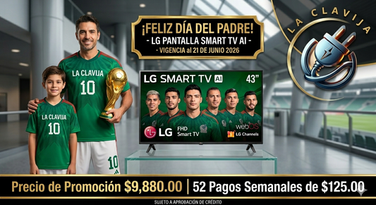 PANTALLA LG 43" AI SMART  con ThinQ AI 🔥PAGO SEMANAL $145🔥