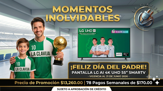 PANTALLA LG AI 4K UHD 55" SMARTV ✨PAGO SEMANAL $205✨