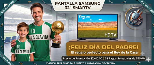 PANTALLA SAMSUNG 32" SMARTV 🔥PAGO SEMANAL $125🔥