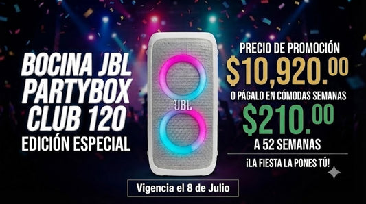BOCINA JBL PARTYBOX CLUB 120 EDICION ESPECIAL ✨PAGO SEMANAL $240✨