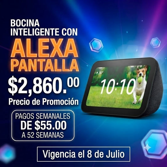ALEXA ECHO SHOW 5 ✨PAGO SEMANAL $70✨