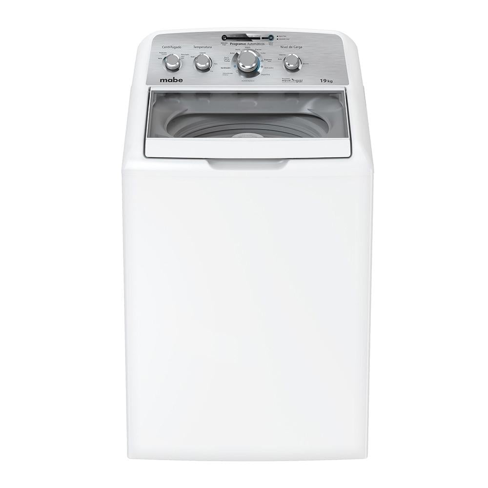Lavadora Automática Mabe 19 kg Tapa de Cristal Vista Frontal Oficial