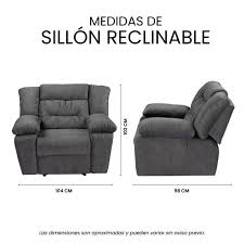 SILLON RECLINABLE DE 3 POSICIONES ✨PAGO SEMANAL $165✨