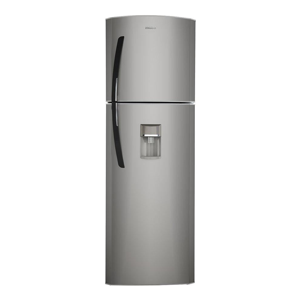 Refrigerador Mabe 11 Pies con Despachador Silver Dark Vista Frontal Oficial