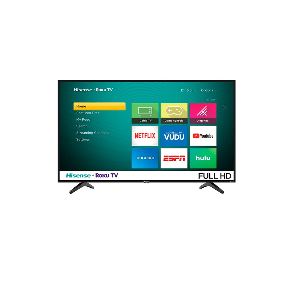 Pantalla Hisense 40 Pulgadas Vista con Base y Bisel