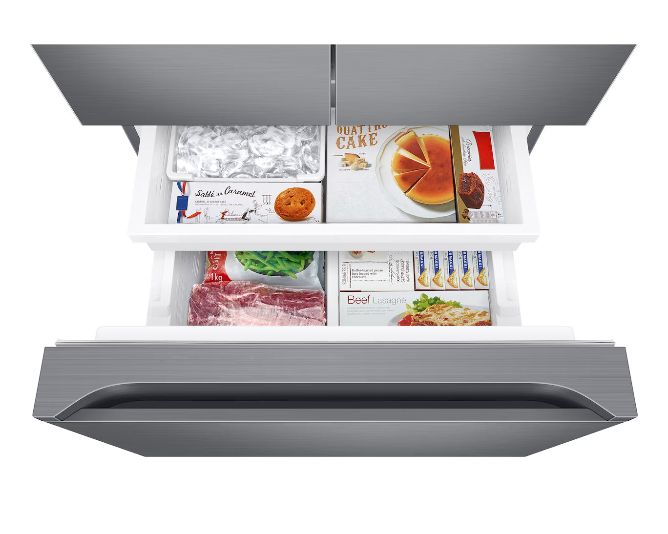 REFRIGERADOR SAMSUNG French Door 3 puertas 22 pies, Auto Ice Maker ✨PAGO SEMANAL $395✨