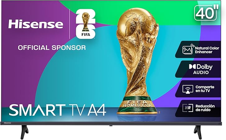 PANTALLA HISENSE 40" LED SMARTV 🔥PAGO SEMANAL $125✨🚛